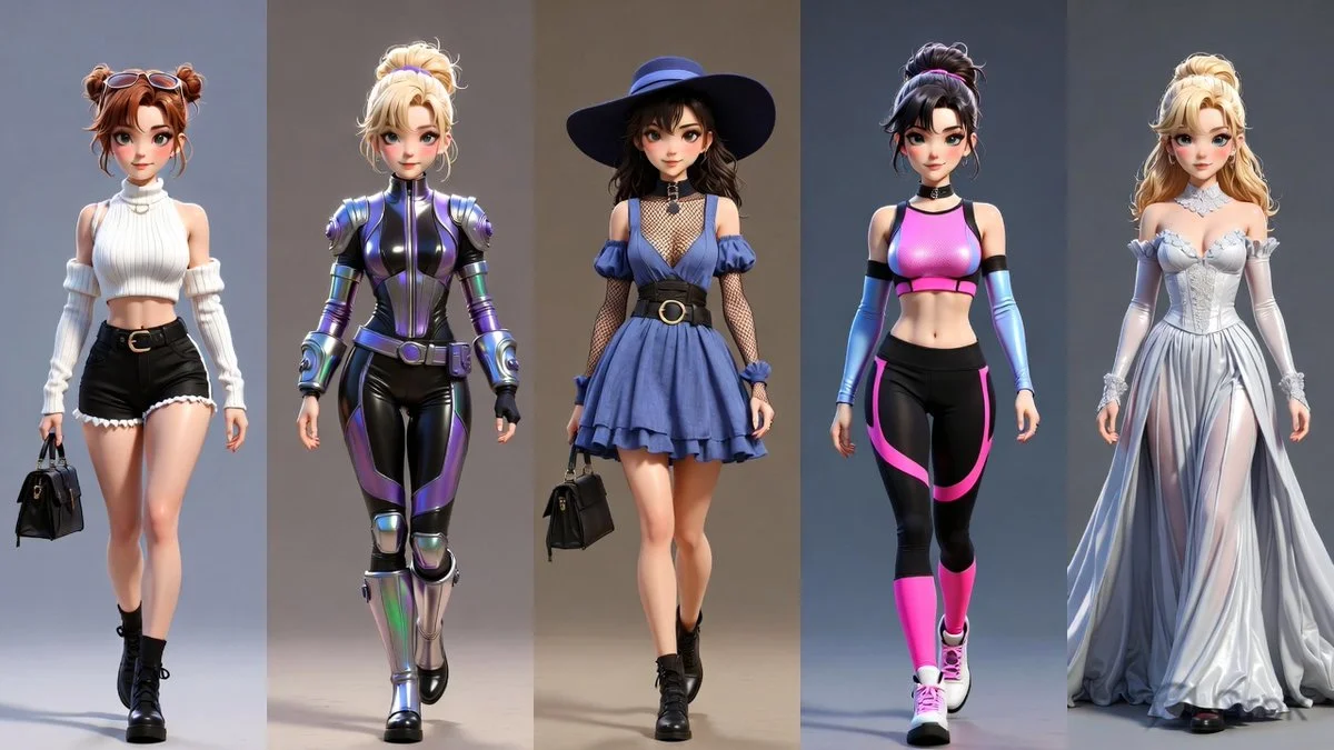 Fashion Forward: A Bold Walk in 5 Unique Outfits