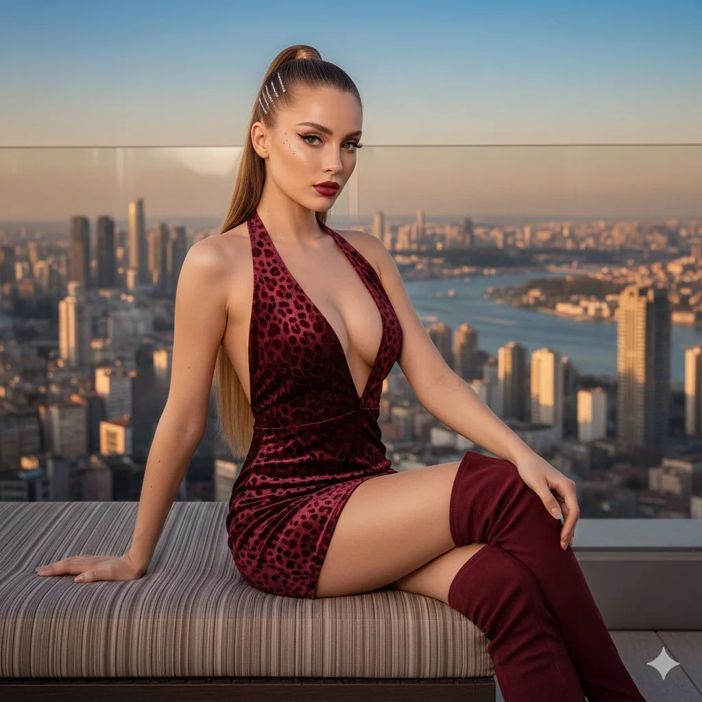 Fashion Meets Technology: A Futuristic Glamour Shot