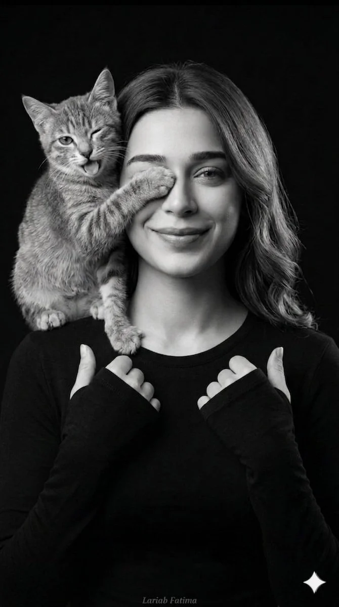Feline Hijinks: A Playful Portrait