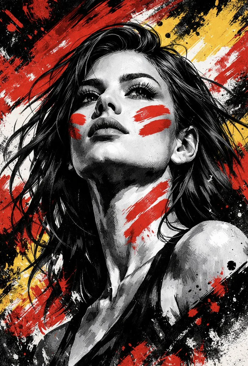 Fierce Elegance: A Portrait in Motion