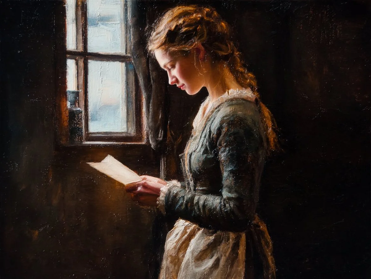 Flemish Oil Painting: Luminous Depth and Textured Highlights