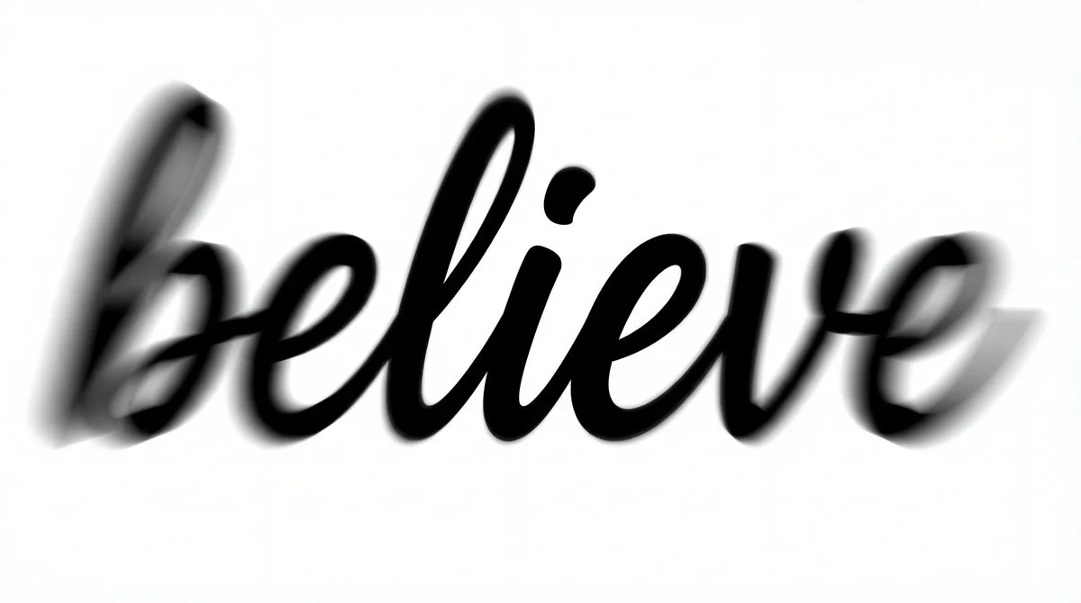 Focus on Belief: A Bold Statement in Blur