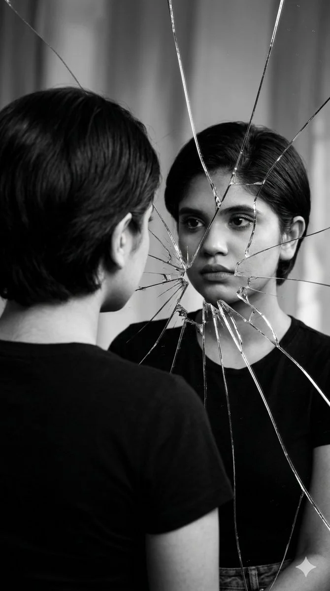 Fragmented Reflections: The Art of Self-Perception
