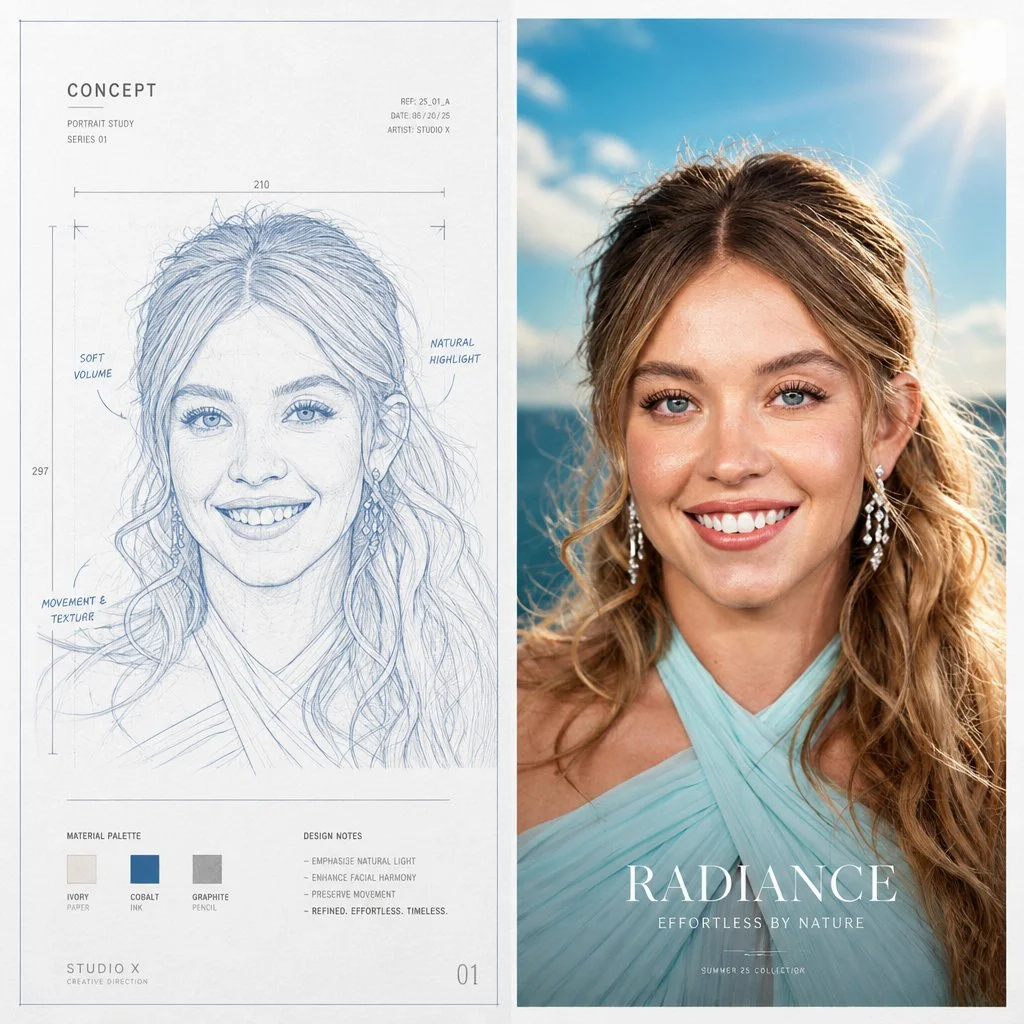 From Blueprint to High-End Fashion: A Stunning Transformation