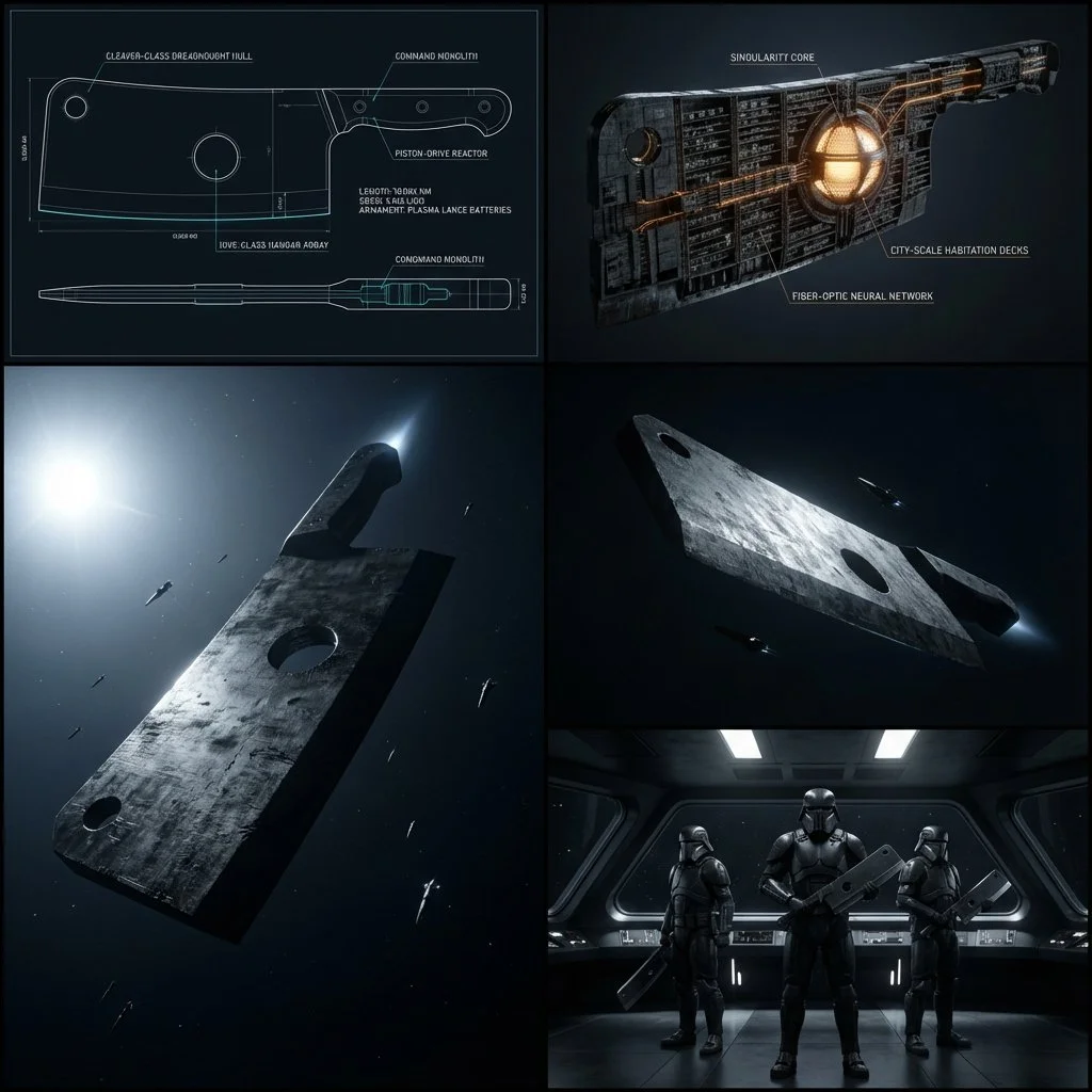 From Kitchen to Cosmos: Utensils as Warships