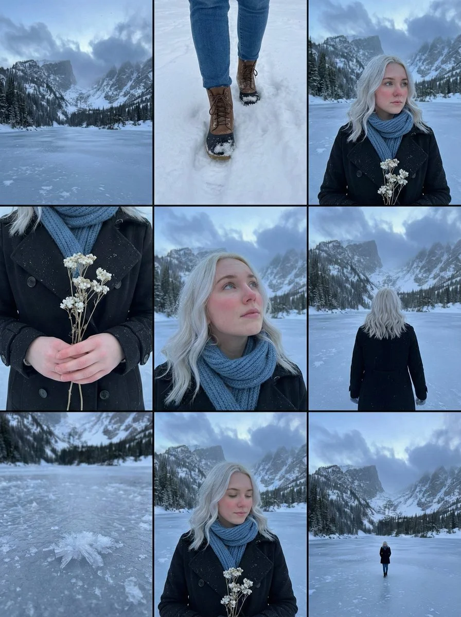 Frozen Elegance: A Cinematic Alpine Journey