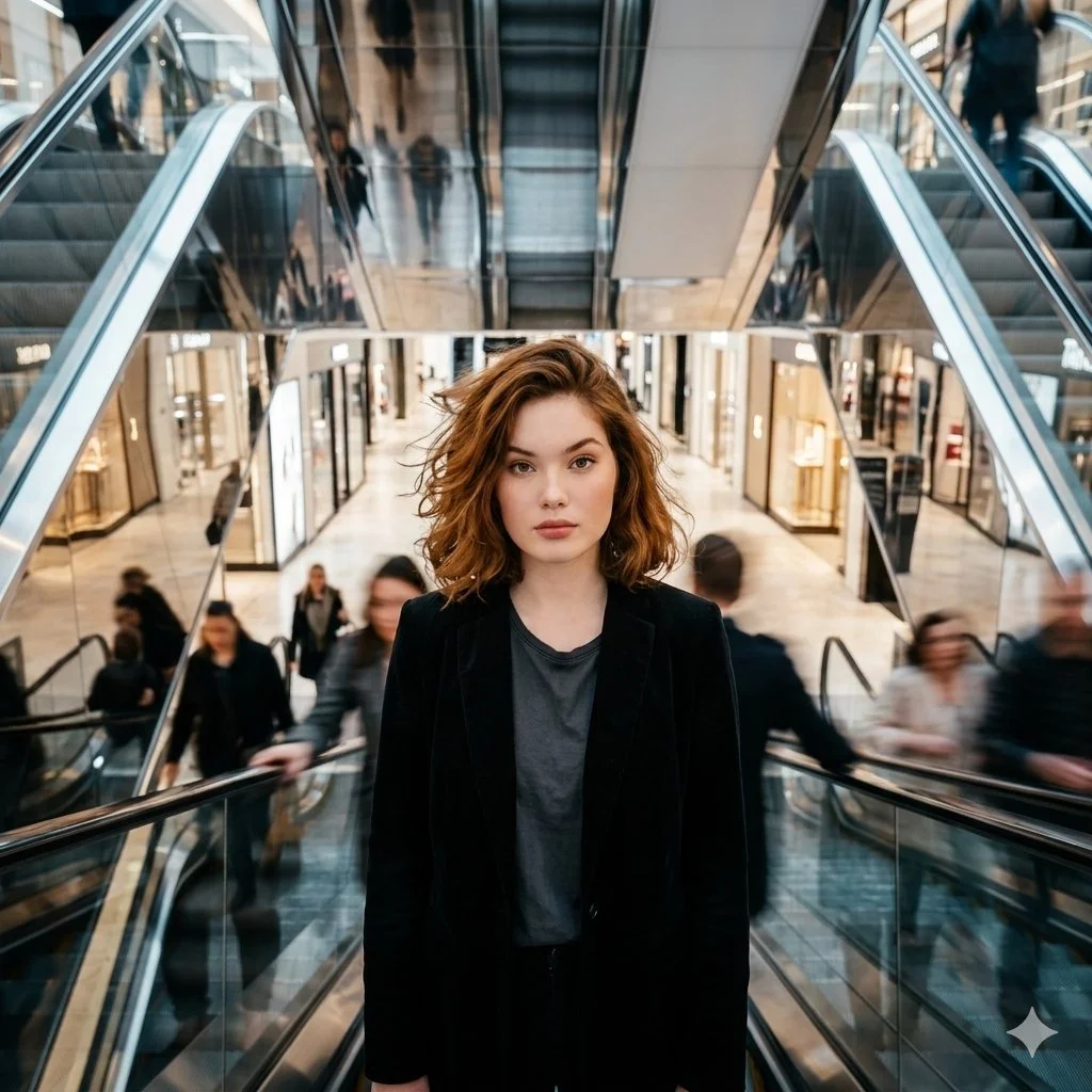 Frozen Elegance in a Blur of Motion