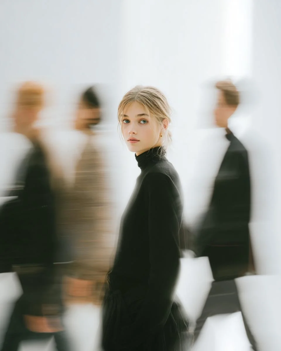 Frozen Elegance in Motion