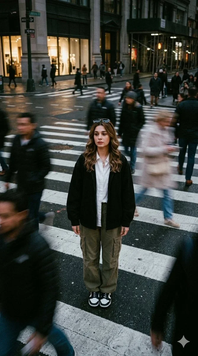 Frozen in Motion: A Street Style Portrait