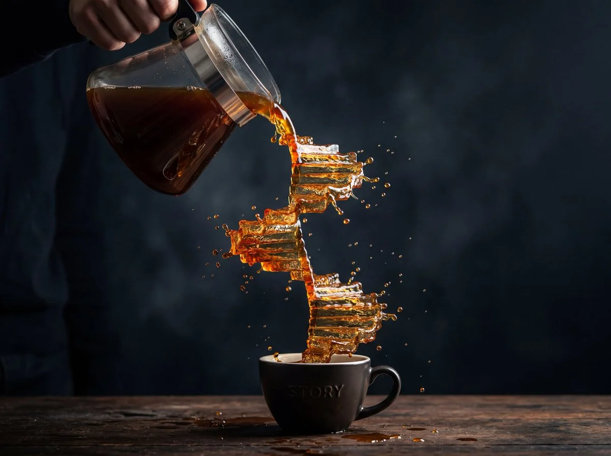 Frozen Liquid Geometry: Crystal Clear Fluid Angles in Motion