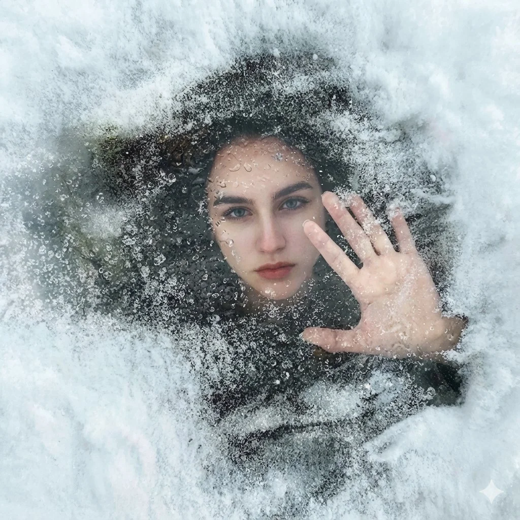 Frozen Whispers: A Glimpse Beneath the Ice