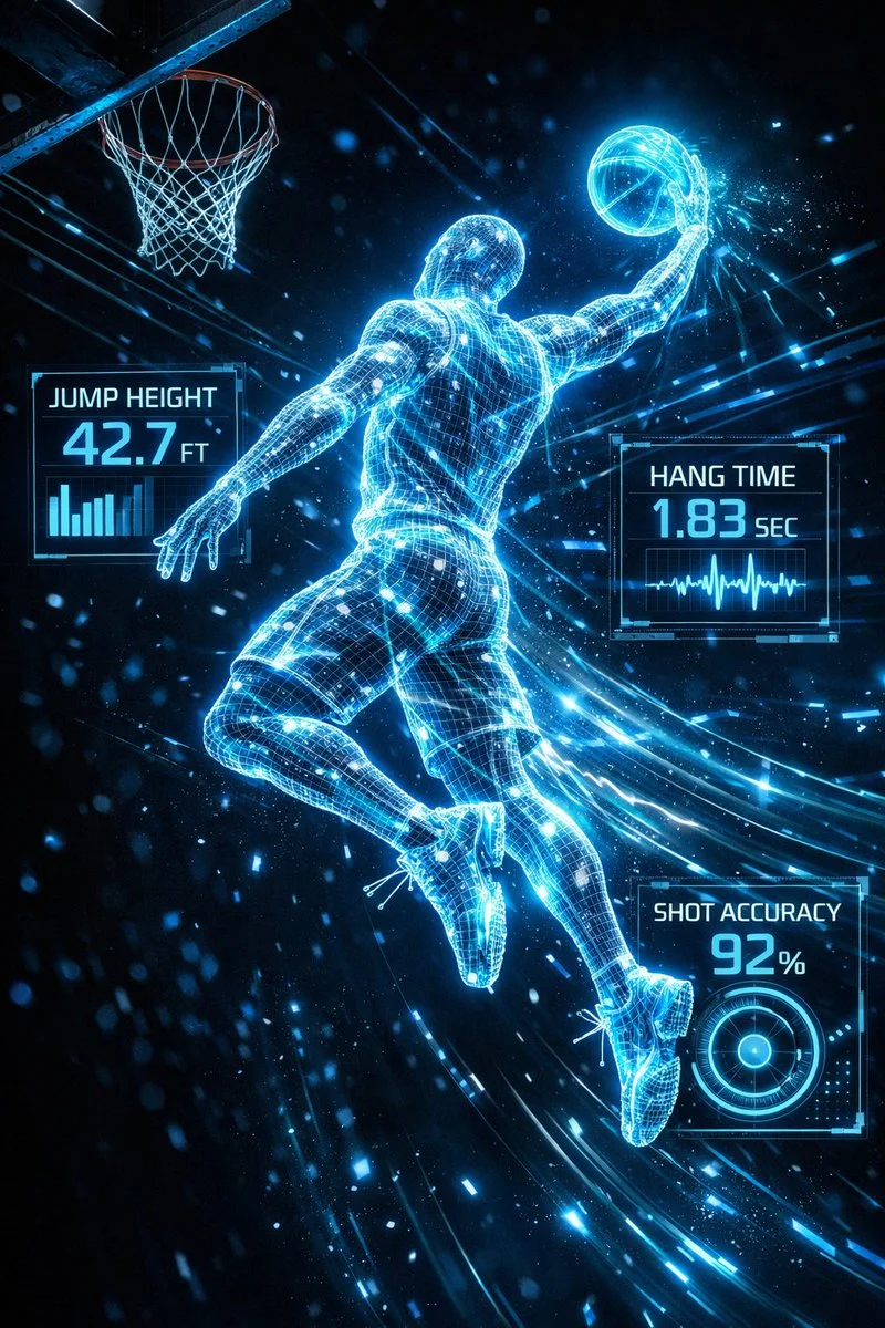 Futuristic Athleticism Meets Digital Precision in Dynamic Motion