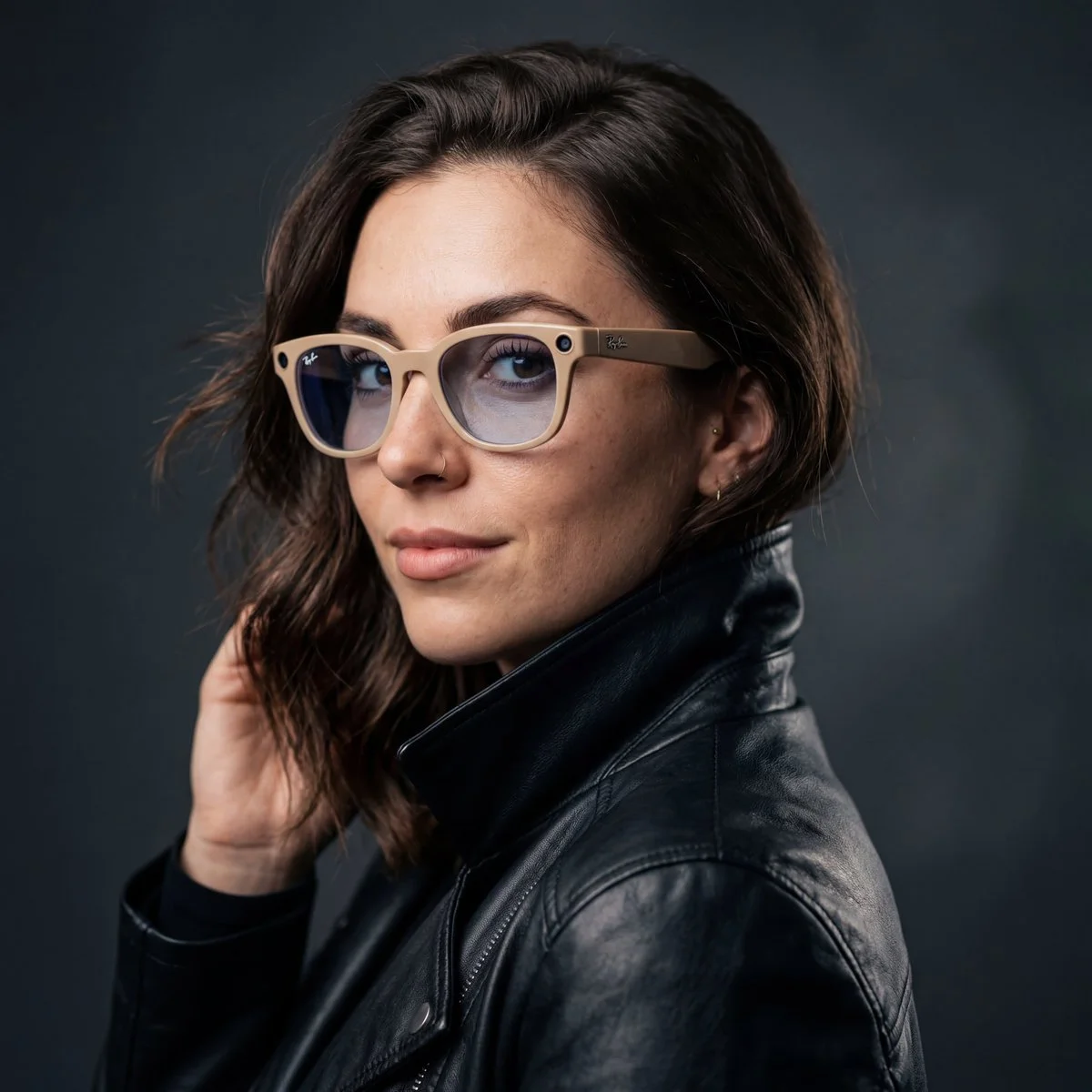 Futuristic Chic Studio Portrait