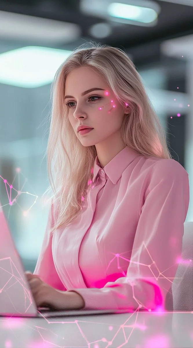 Futuristic Elegance: A Vision of AI Innovation