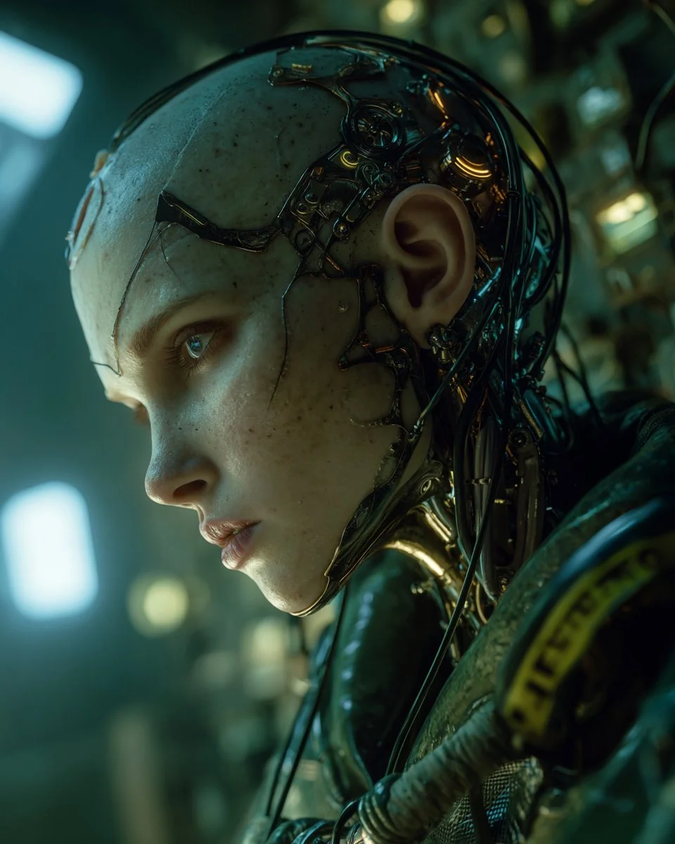 Futuristic Elegance: The Cyborg Muse