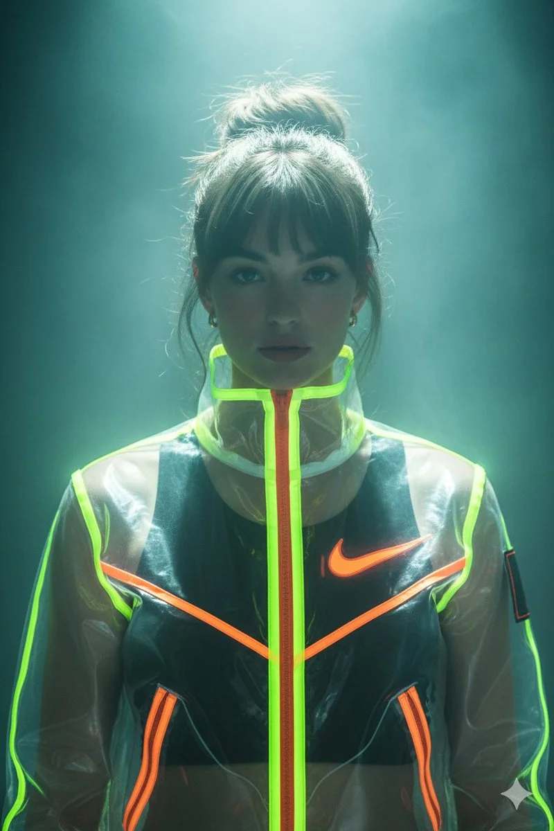 Futuristic Fashion Meets Cyberpunk Glow
