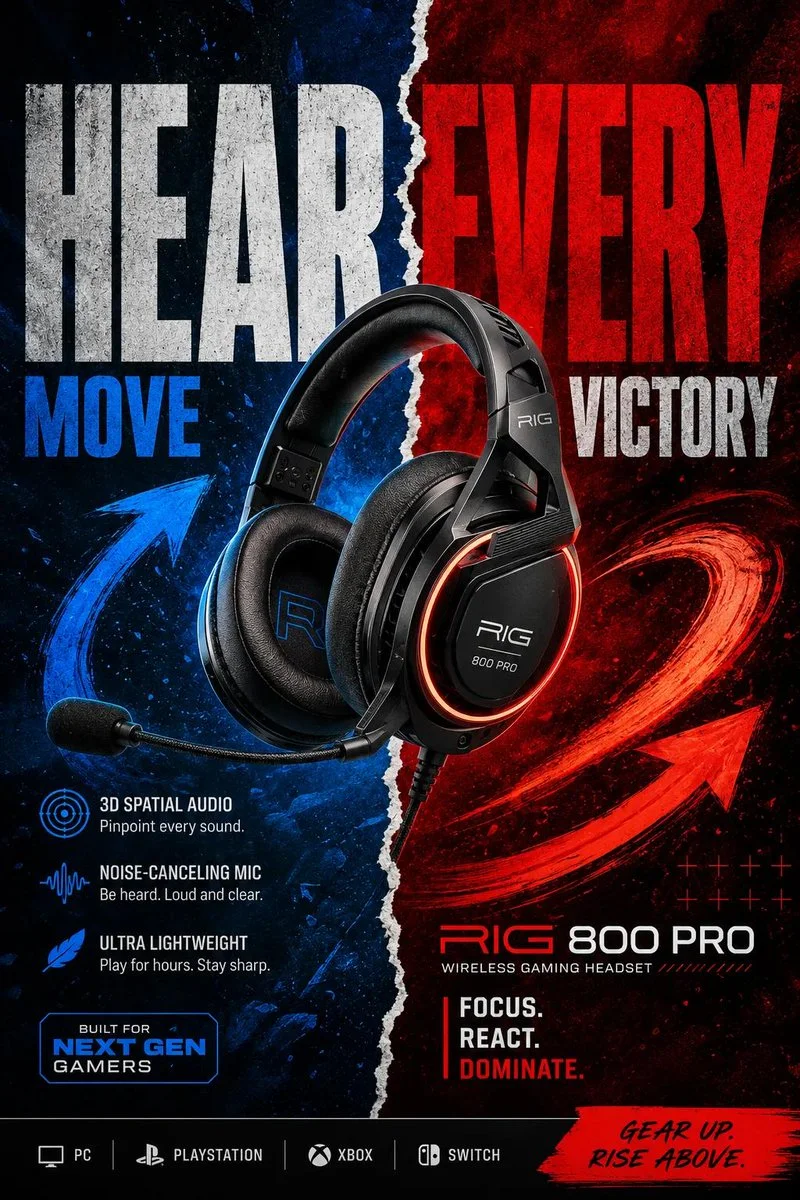 Futuristic Gaming Headset: The Ultimate Gaming Experience