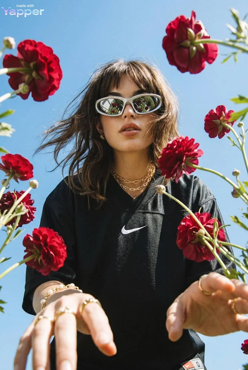 Futuristic Streetwear Meets Floral Beauty