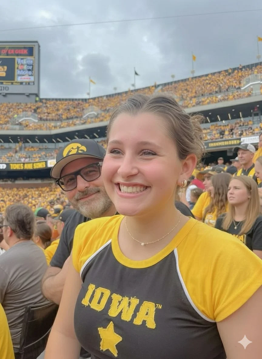 Game Day Glow: A Selfie in the Crowd