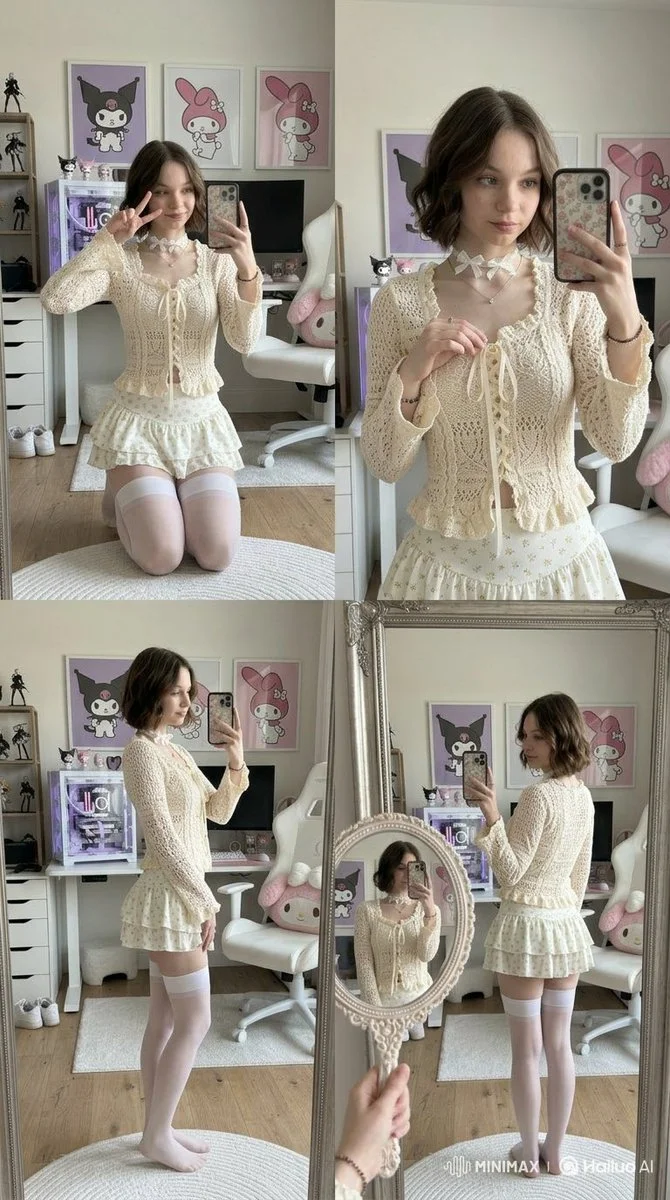 Gamer-Chic Mirror Moment