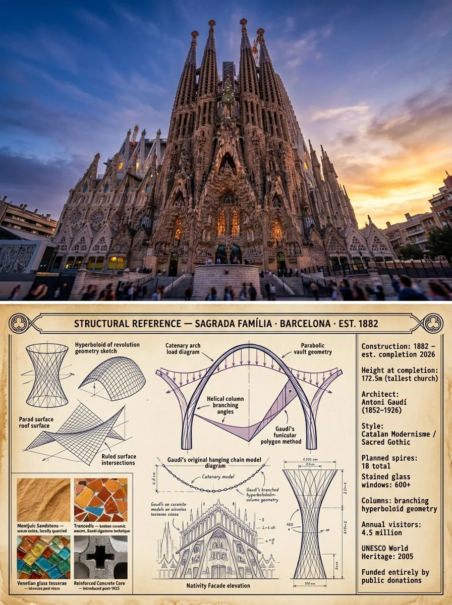 Gaudí’s Masterpiece in Golden Light