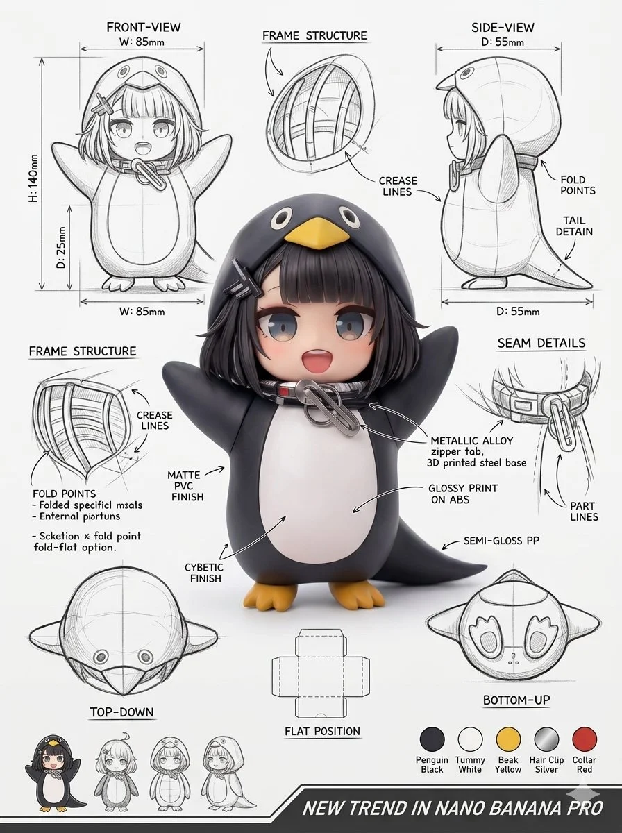 Gemini Nano Banana Packaging: Technical 3D Design & Detailed Schematics