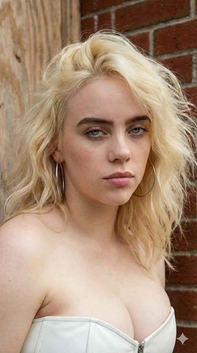 Gems of Beauty: Billie Eilish in Urban Elegance