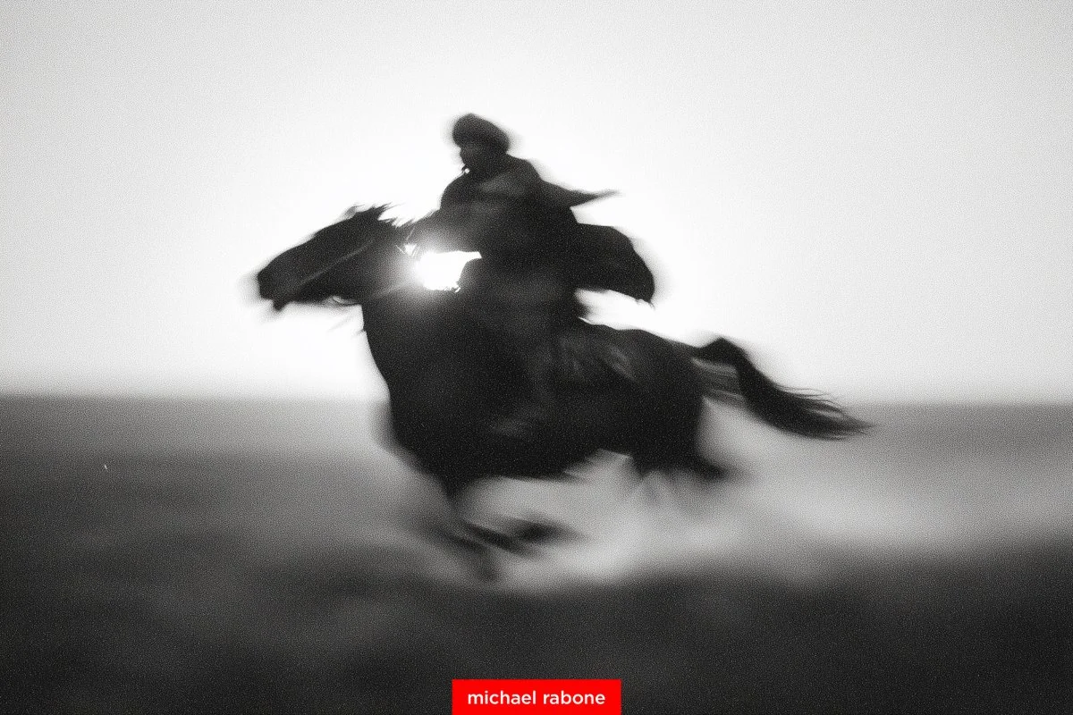 Genghis Khan in Cinematic Black and White