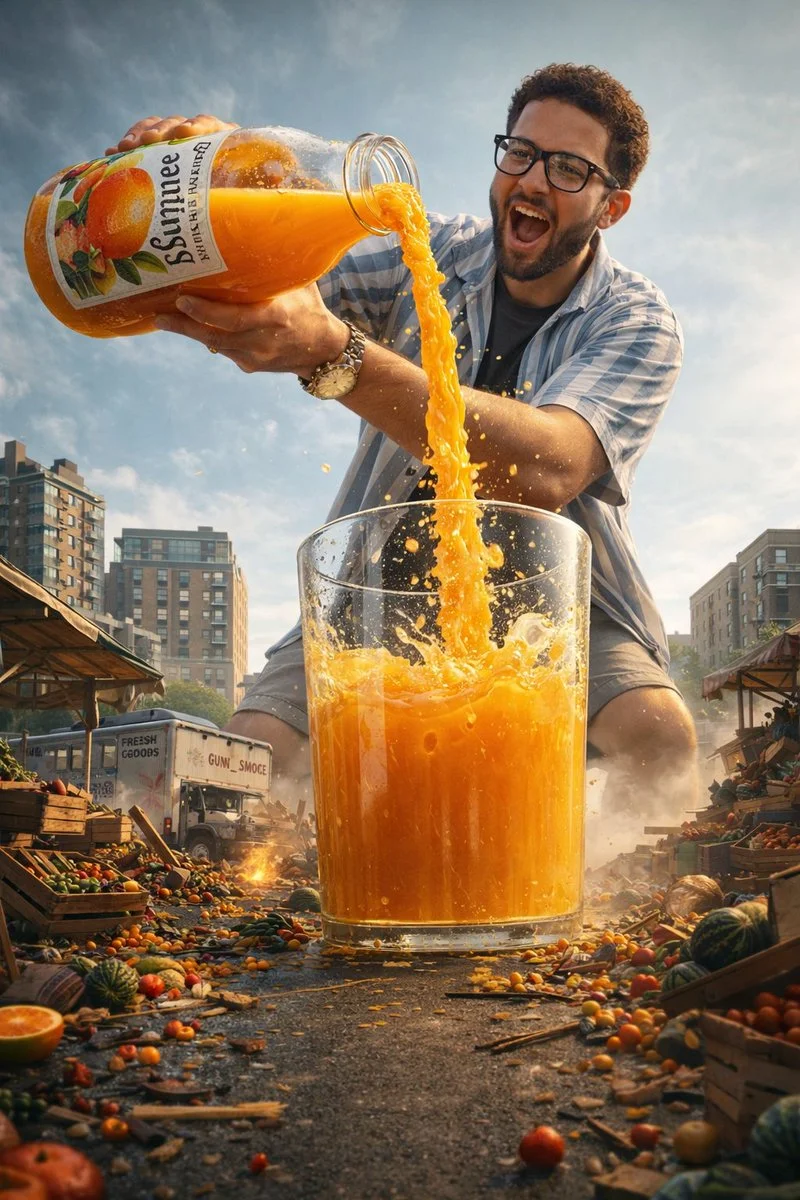 Giant Chaos at the Farmer's Market