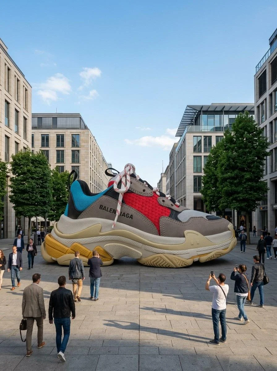 Giant Nano Banana Pro Installation Dominates City Square
