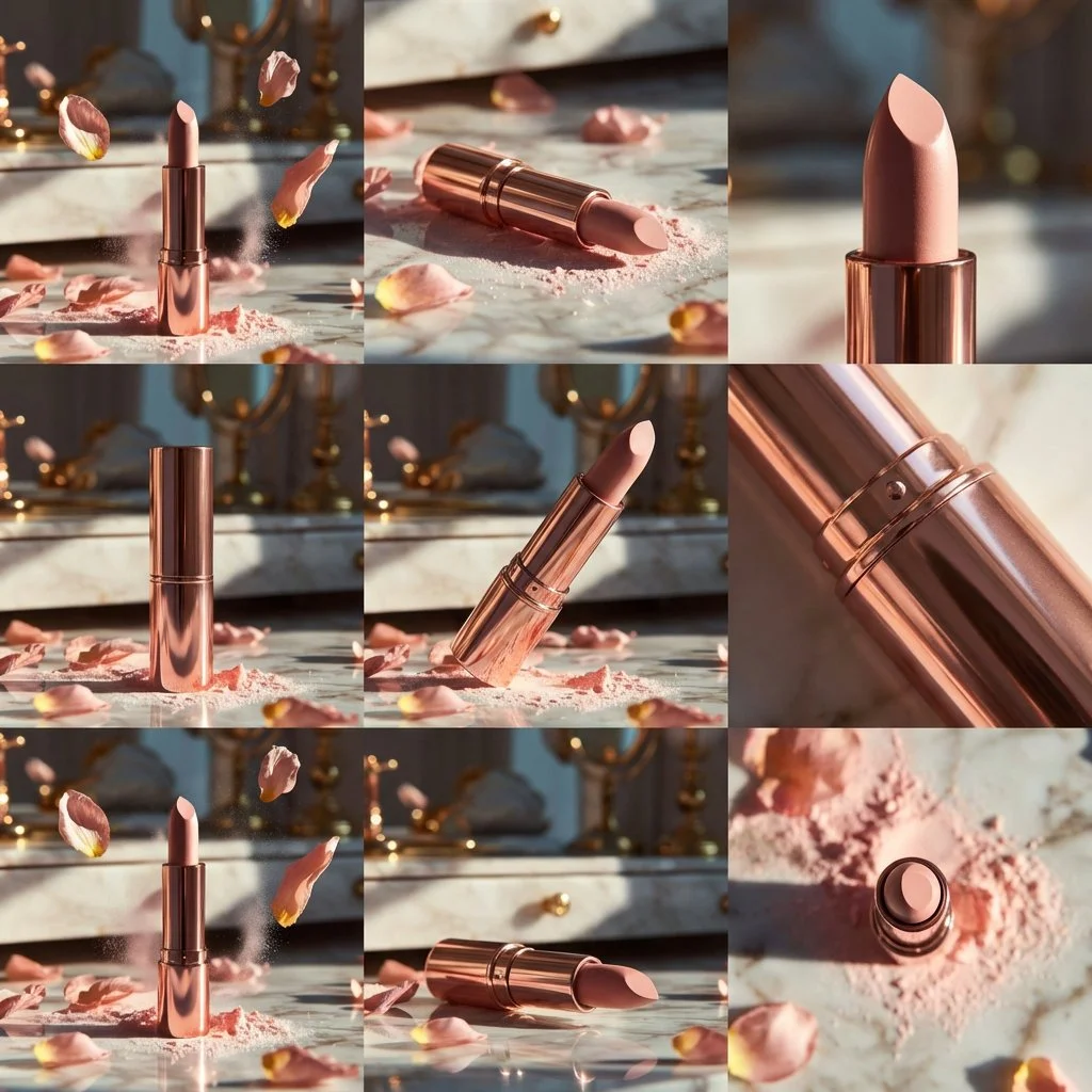 Glamorous Elegance: The Luxe Lipstick Showcase