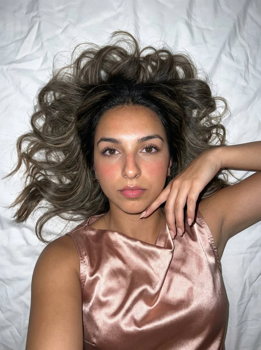 Glamorous Intimacy: A 90s Snapshot Vibe