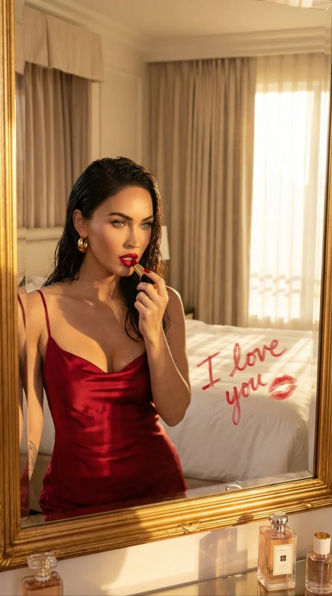 Glamorous Reflection: Celebrity Elegance