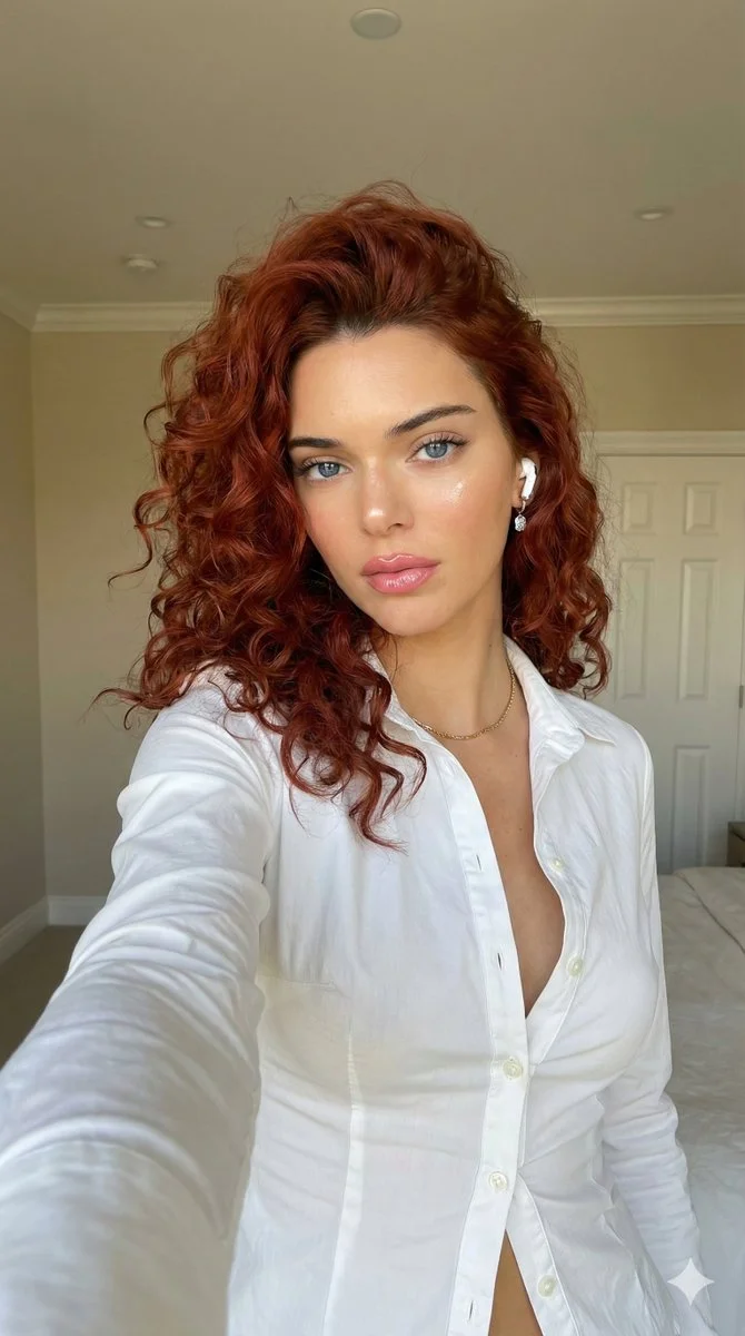 Glamorous Selfie: A Portrait of Confidence