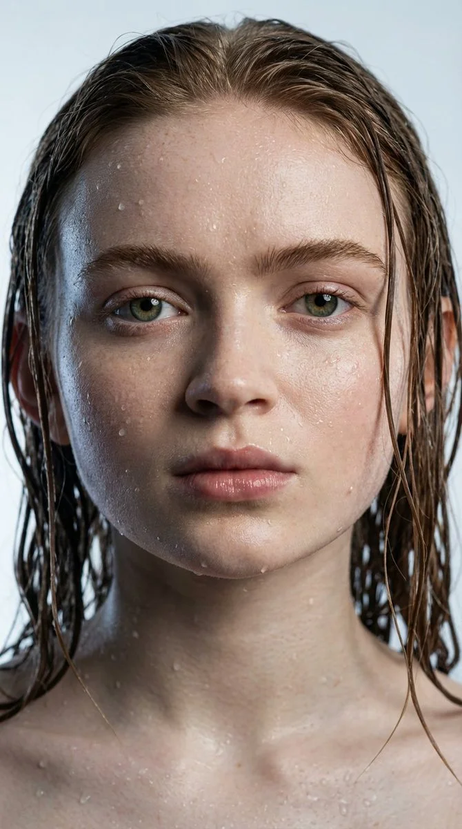 Glamour Reimagined: A Close-Up of Beauty