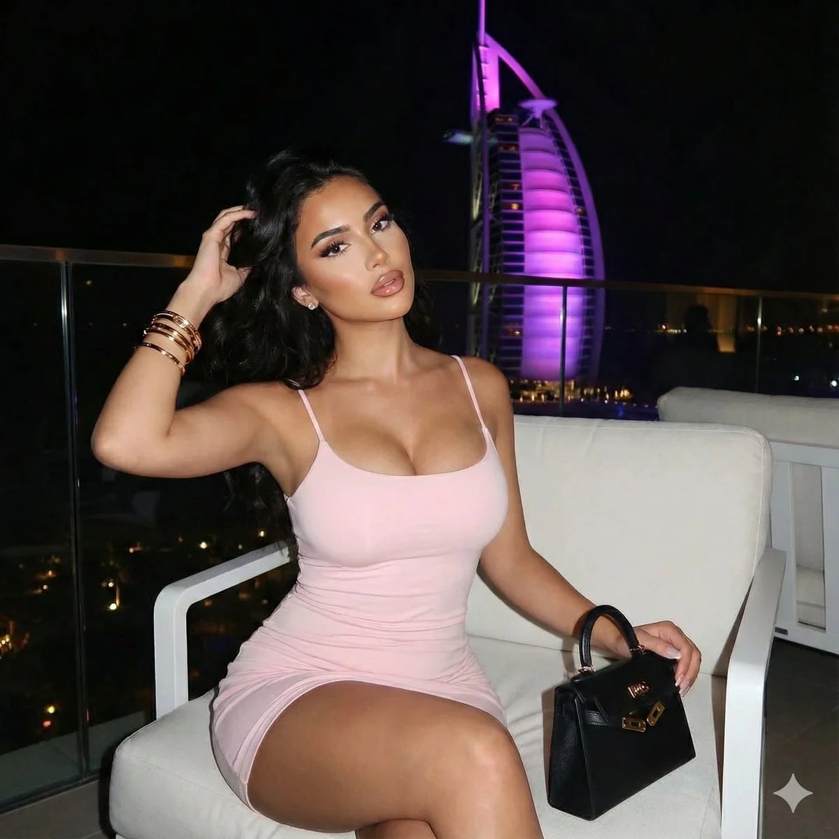 Glamour Under the Stars: A Rooftop Escape