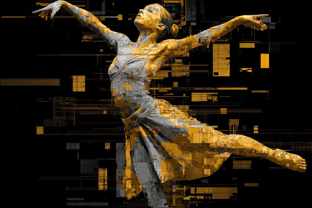 Glitch Art Meets the Void