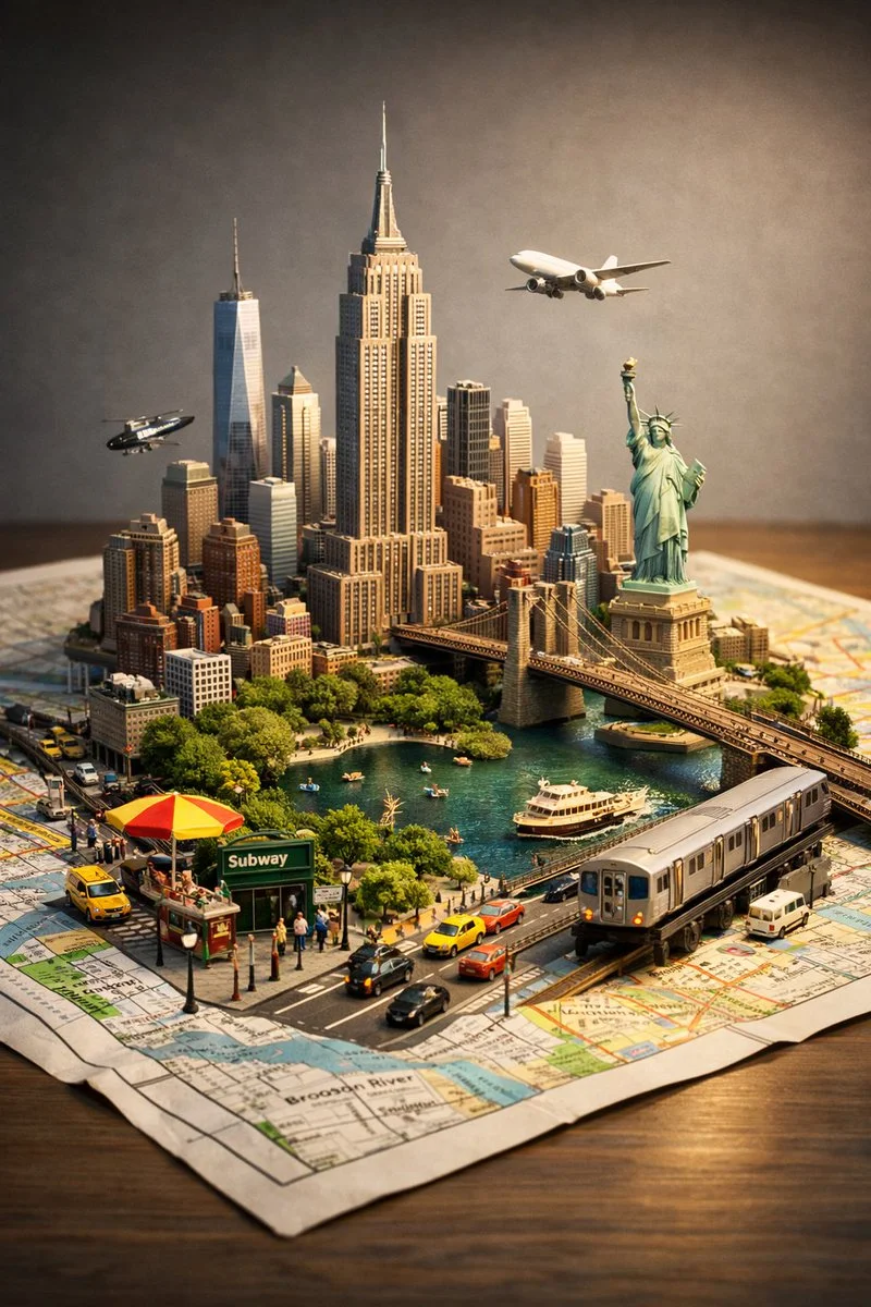 Global Connections: A Vibrant Street-Style Map Brings World Cities to Life