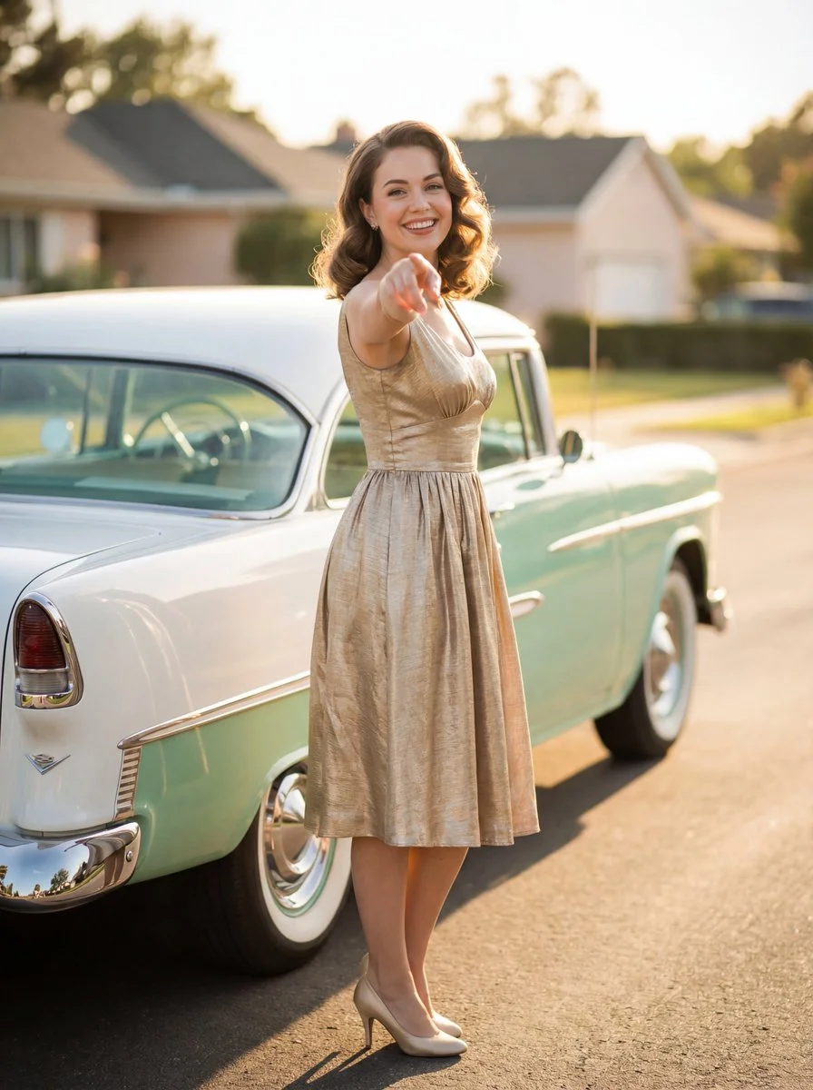 Golden Glamour of the 1950s: A Retro Revival