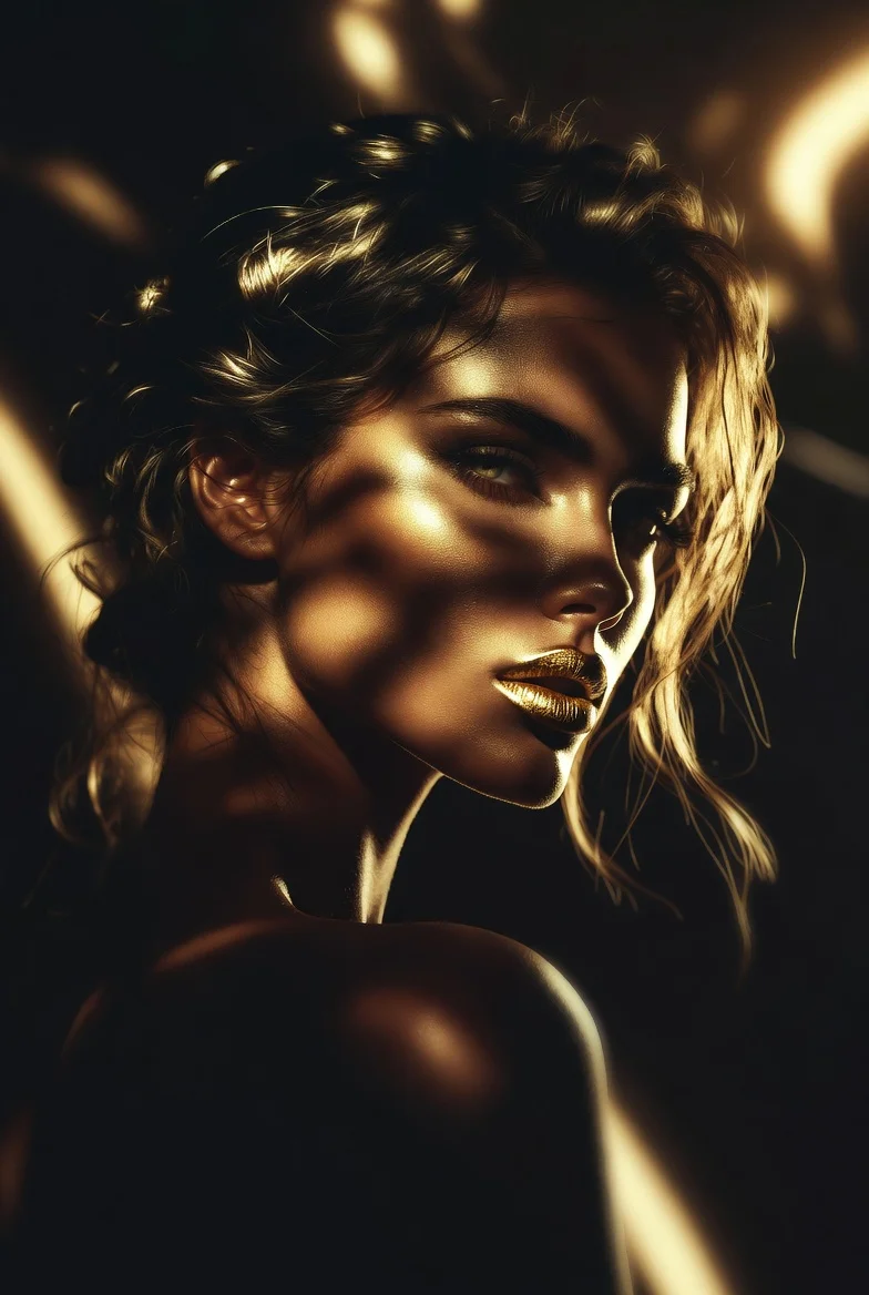 Golden Glowwave Portrait