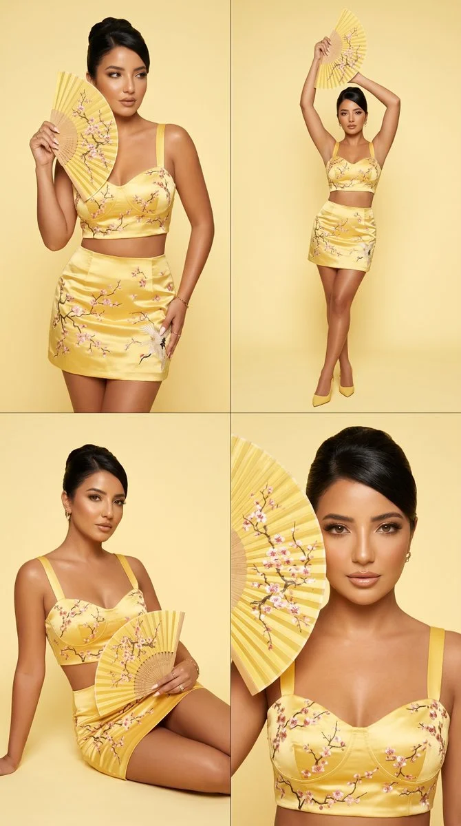 Golden Harmony: Fourfold Japanese Elegance