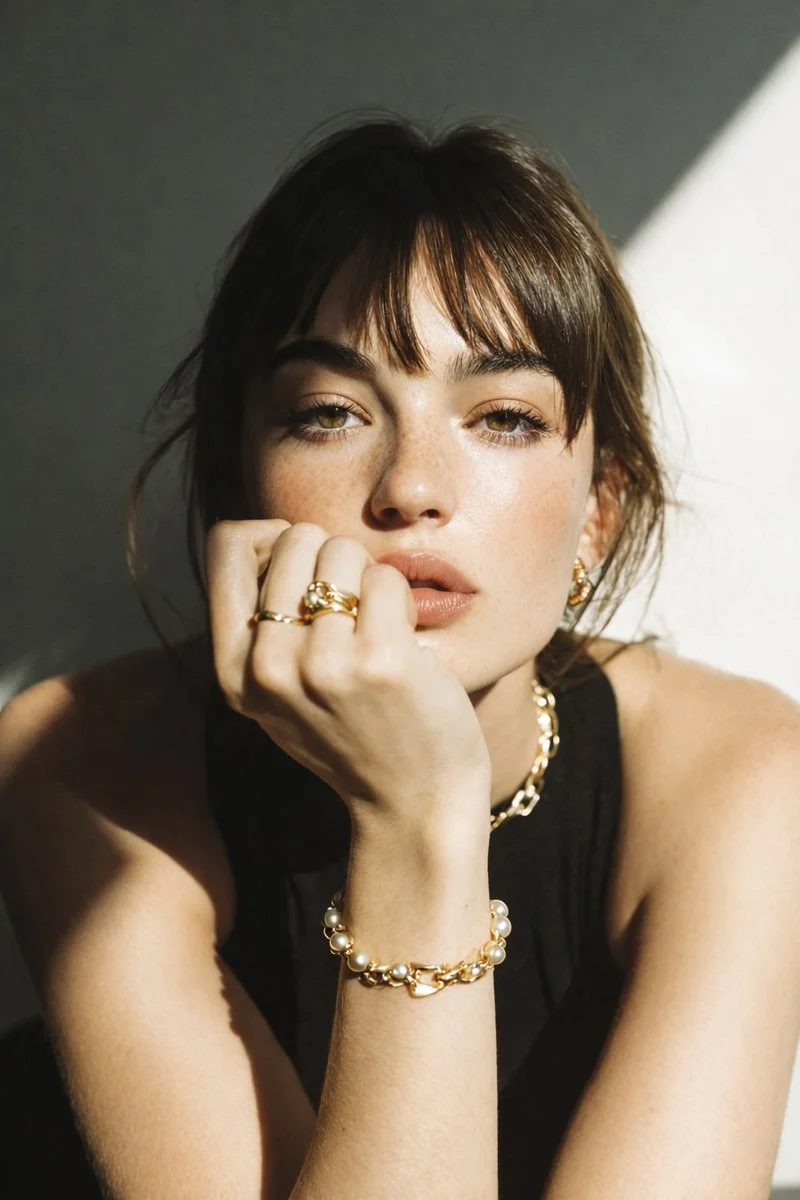 Golden Hour Beauty: A Portrait of Elegance