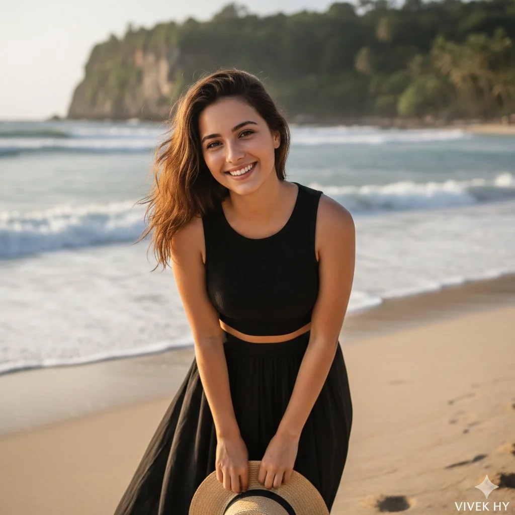 Golden Hour Bliss by the Waves