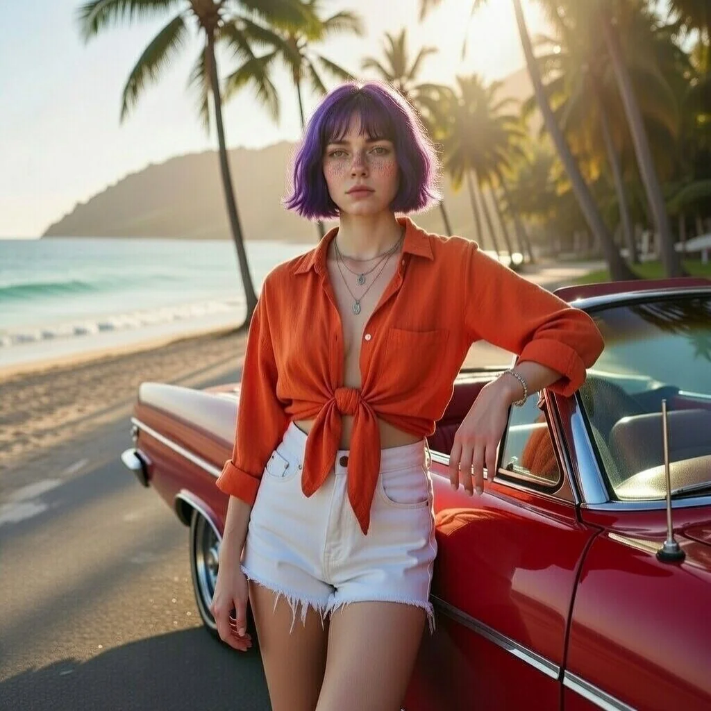 Golden Hour Bliss on the Coastal Road