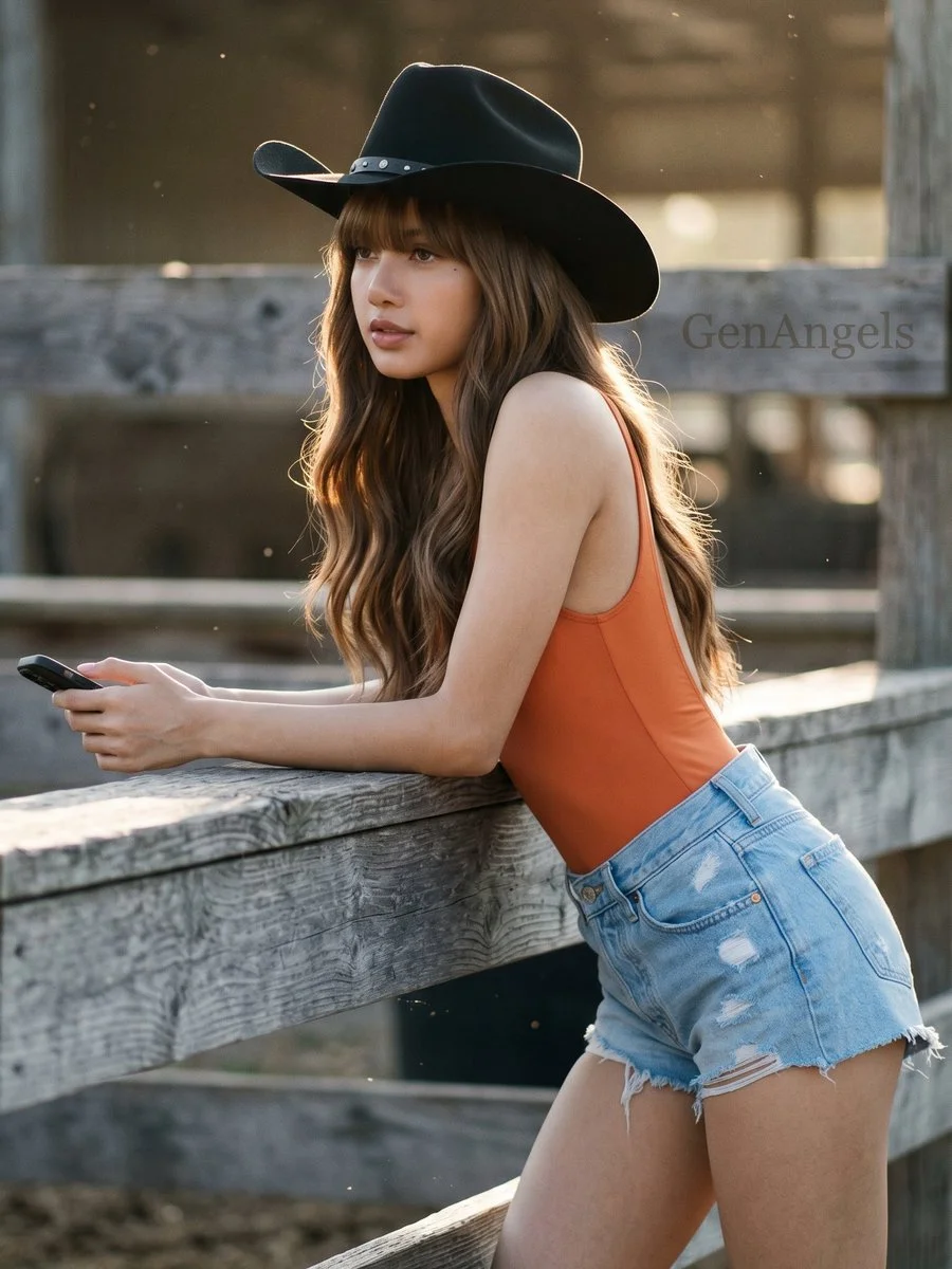 Golden Hour Country-Chic Portrait