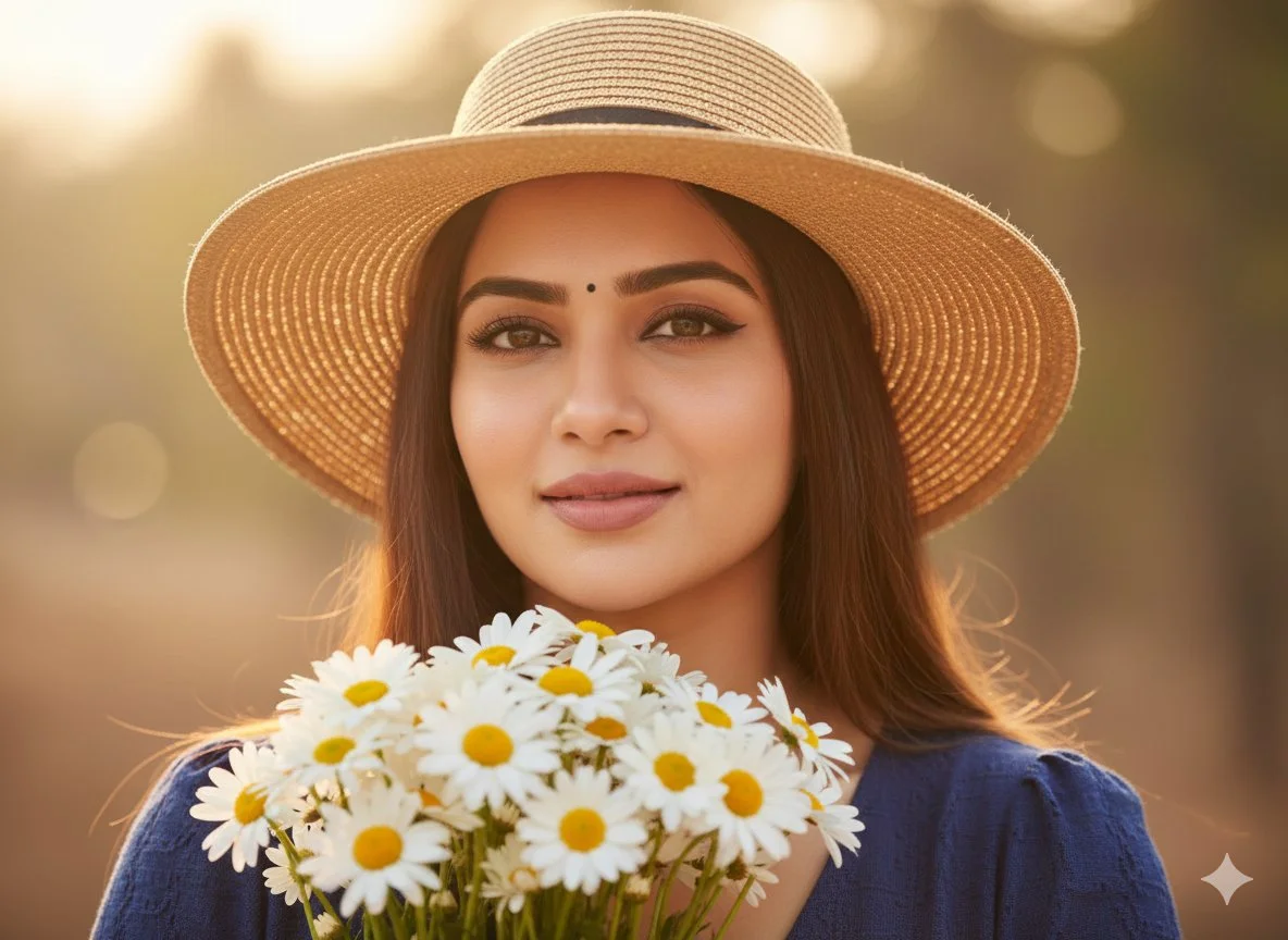 Golden Hour Elegance: A Portrait of Serenity