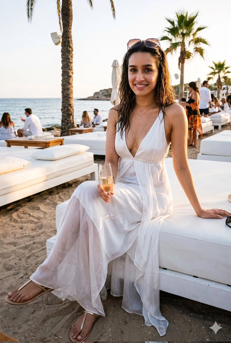 Golden Hour Elegance at Ibiza's Luxury Beach Club