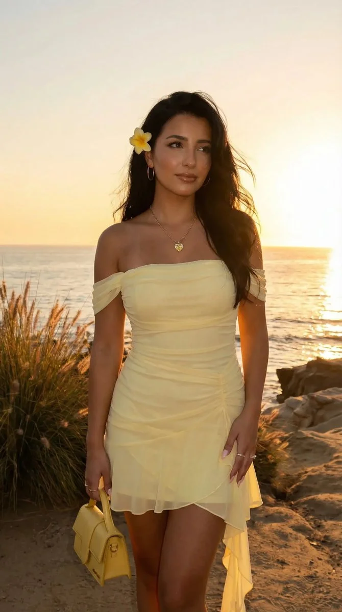 Golden Hour Elegance by the Sea
