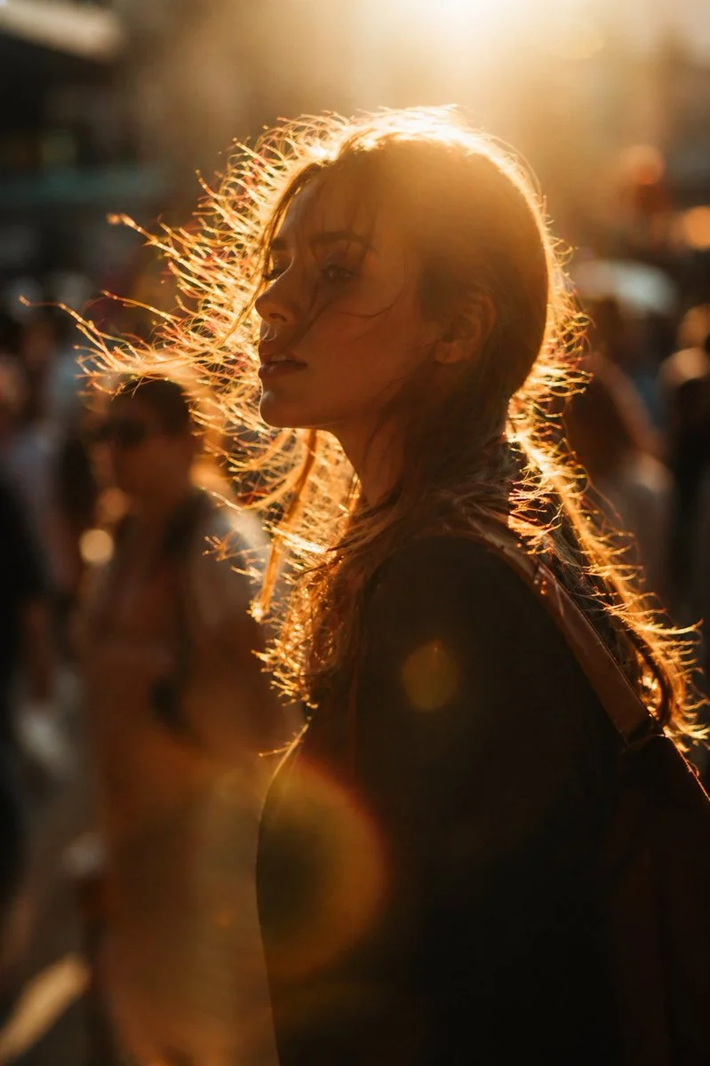 Golden Hour Elegance in the City