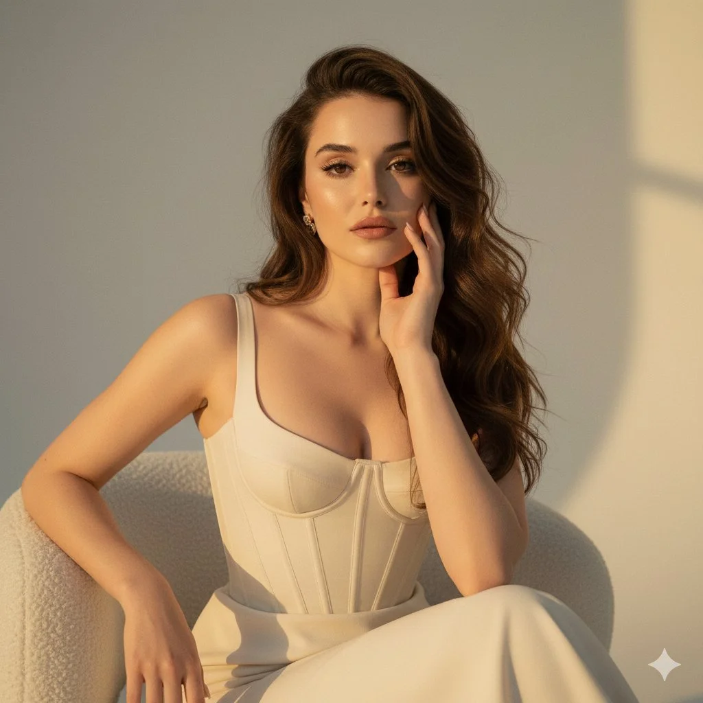 Golden Hour Glam: A High-Fashion Fantasy